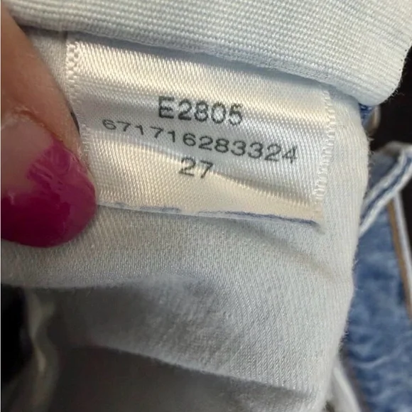 AYR the Roadie Jeans Women’s Relaxed Straight Leg Vintage Look Sz 27 - Picture 9 of 14